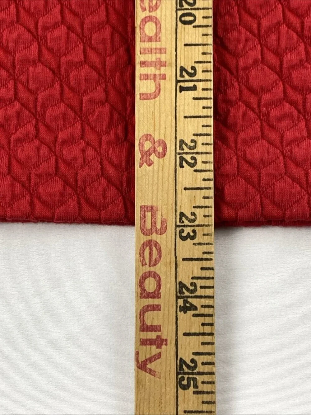 Michael Kors Skirt Women's Size Small Cherry Red Textured Knit Pencil Basics NWT - Picture 12 of 16